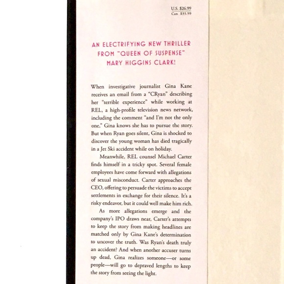 (2) MARY HIGGINS CLARK Hardcover Books - Picture 7 of 8